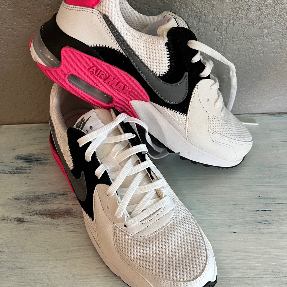 Nike Airmax white gray pink